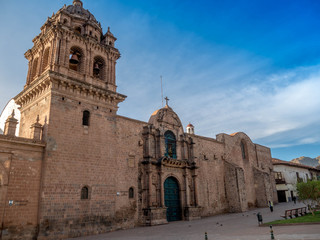Fototapeta na wymiar Church of La Merced in Cusco, Peru