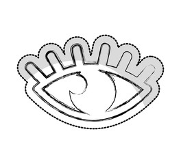 eye symbol isolated icon vector illustration design