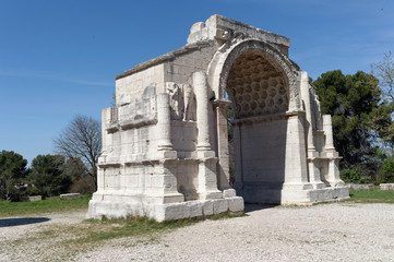 Fototapeta na wymiar roman ruins in france