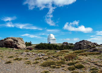 Astronomical observatory. Almeria, Spain.
