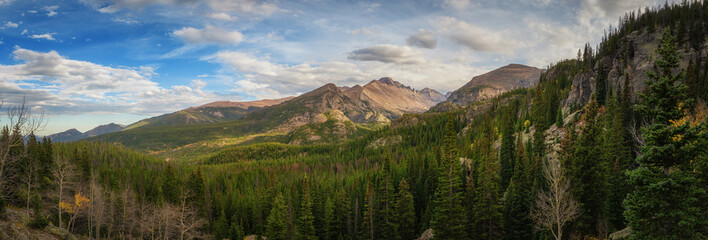 Rocky Mountains National Park Panorama