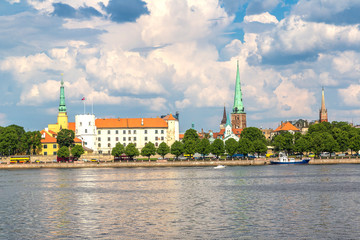 Obraz premium Panoramic view of Riga