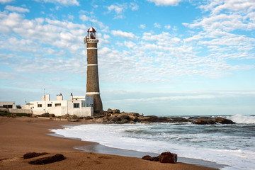 Lighthouse in Jose Ignacio near Punta del Este, Atlantic Coast