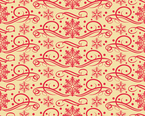 Christmas. Template gift wrap red christmas pattern