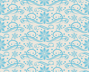 Christmas pattern background blue template gift wrapping