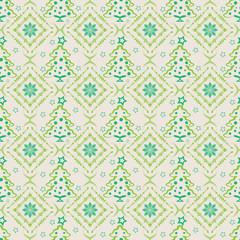 Christmas Background, Seamless Pattern
