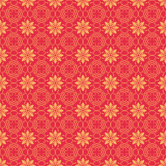 Christmas. Template gift wrap red christmas pattern
