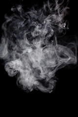 Abstract smoke Weipa. Personal vaporisers fragrant steam. The concept of alternative non-nicotine smoking. Smoke on a black background. E-cigarette. Evaporator. Taking Close-up. Veyping.