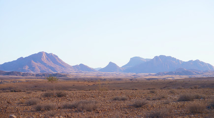 Fototapeta na wymiar mountains in Namibia