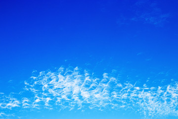 blue sky with clouds