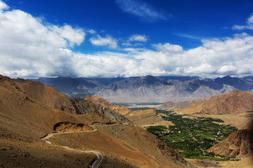 Natural landscape in Leh Ladakh