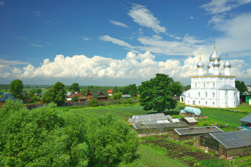 Summer landscape in Rostov Veliky.
