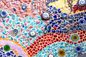 Fototapeta premium The tile background, The tile texture.