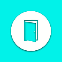 Door - vector icon.