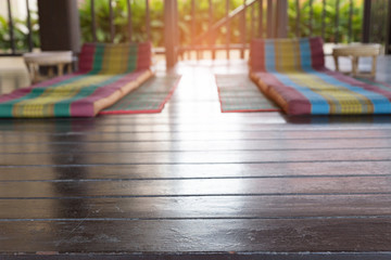 bed, pillow cushion for resting, relaxing in spa, resort