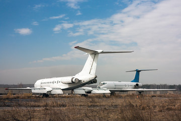 Storage old airplanes