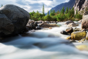 Natural landscape in Nubra valley