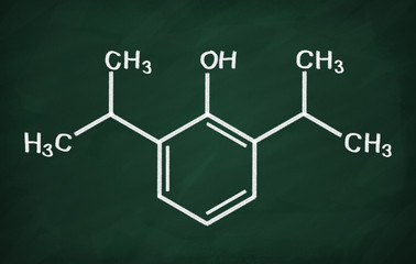 Structural model of Propofol