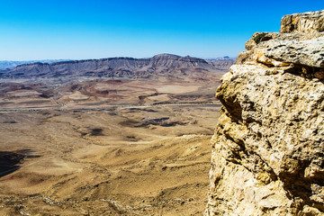 National geological park HaMakhtesh HaRamon. Israel .