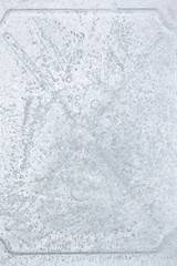 氷に閉じ込められた泡