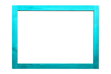 Fototapeta premium Wood frame for decorative text and image.