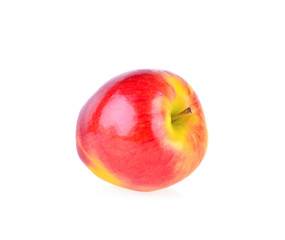 Ripe apple on white background
