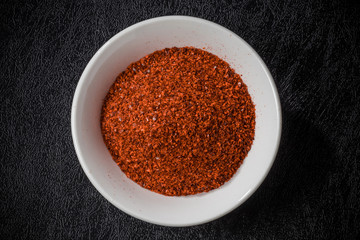 粉唐辛子　Korean food of the　Powder red pepper