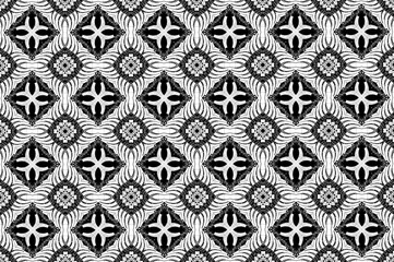 Black-and-white ornament with a gray tint. F
