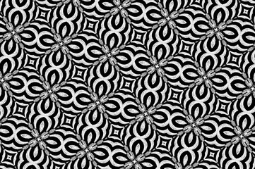 Black-and-white ornament with a gray tint. P
