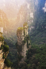 Zhangjiajie Landscape - Scenic and historic Area, a UNESCO World Heritage Site World Heritage in China.
