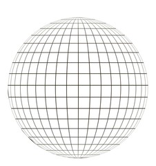 globe with grid