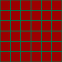 Fototapeta na wymiar Green Grid Red Christmas Chess Board Background Vector Illustration