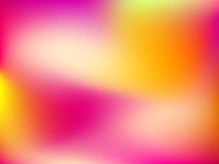 Abstract horizontal blur gradient background with trend pastel pink, purple, violet and yellow colors for deign concepts, wallpapers, web, presentations, prints. Album orientation. Vector illustration