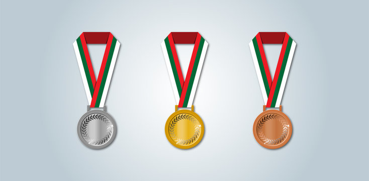 Medallas de plata, oro y bronce de Bulgaria