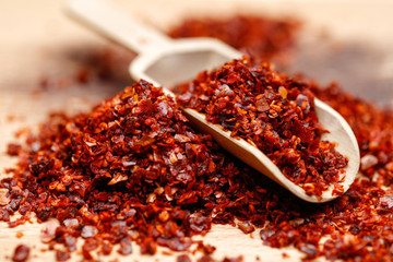 Red dry pepper. Spice