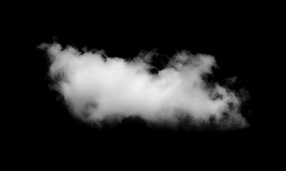 cloud on black background