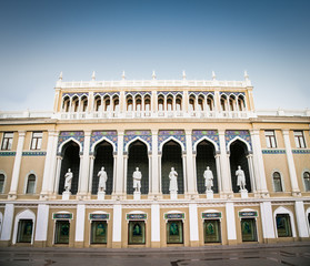 Fototapeta na wymiar Nizami Museum of Azerbaijani Literature in Baku. Azebaijan.