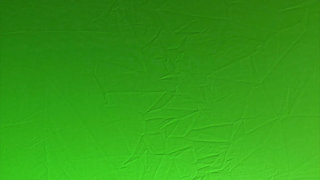 point of view of holding a clapperboard isolated on green screen background