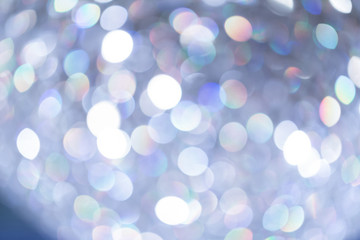 A blur of abstract lights Behind the circle A background