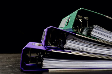 Files with Paperwork