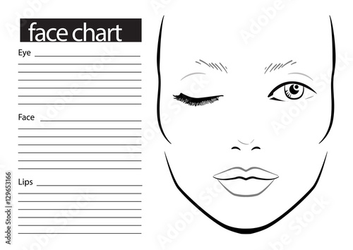 Blank Face Charts Sephora