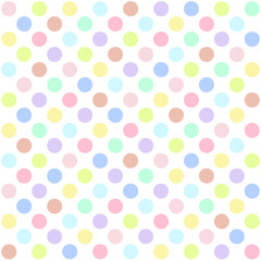 Seamless polka dots pattern background