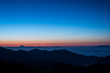 知床峠から見る北方領土