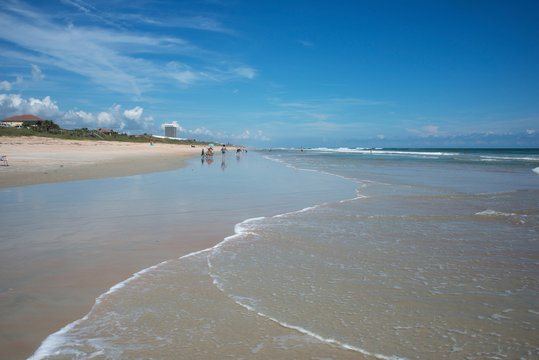 The beach at Flagler Beach, Florida