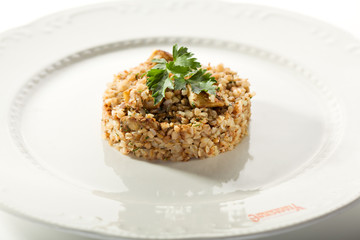 Buckwheat Dressed with Parsley