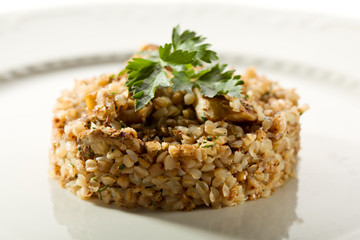 Buckwheat Dressed with Parsley