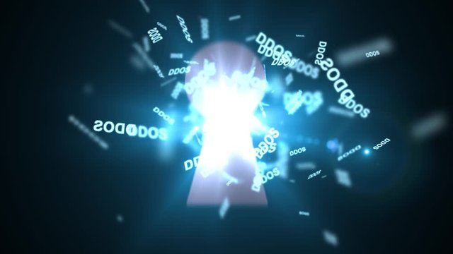 DDoS attack through the keyhole. DDOS Attack