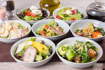 some fresh salads