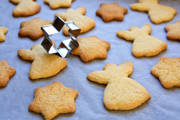 Homemade christmas cookies.