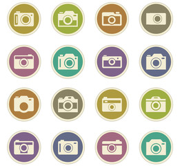 Fototapeta premium photo camera icon set